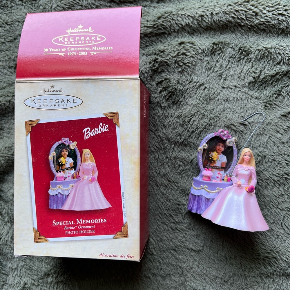 Hallmark Barbie Special Memories Photo Holder Ornament